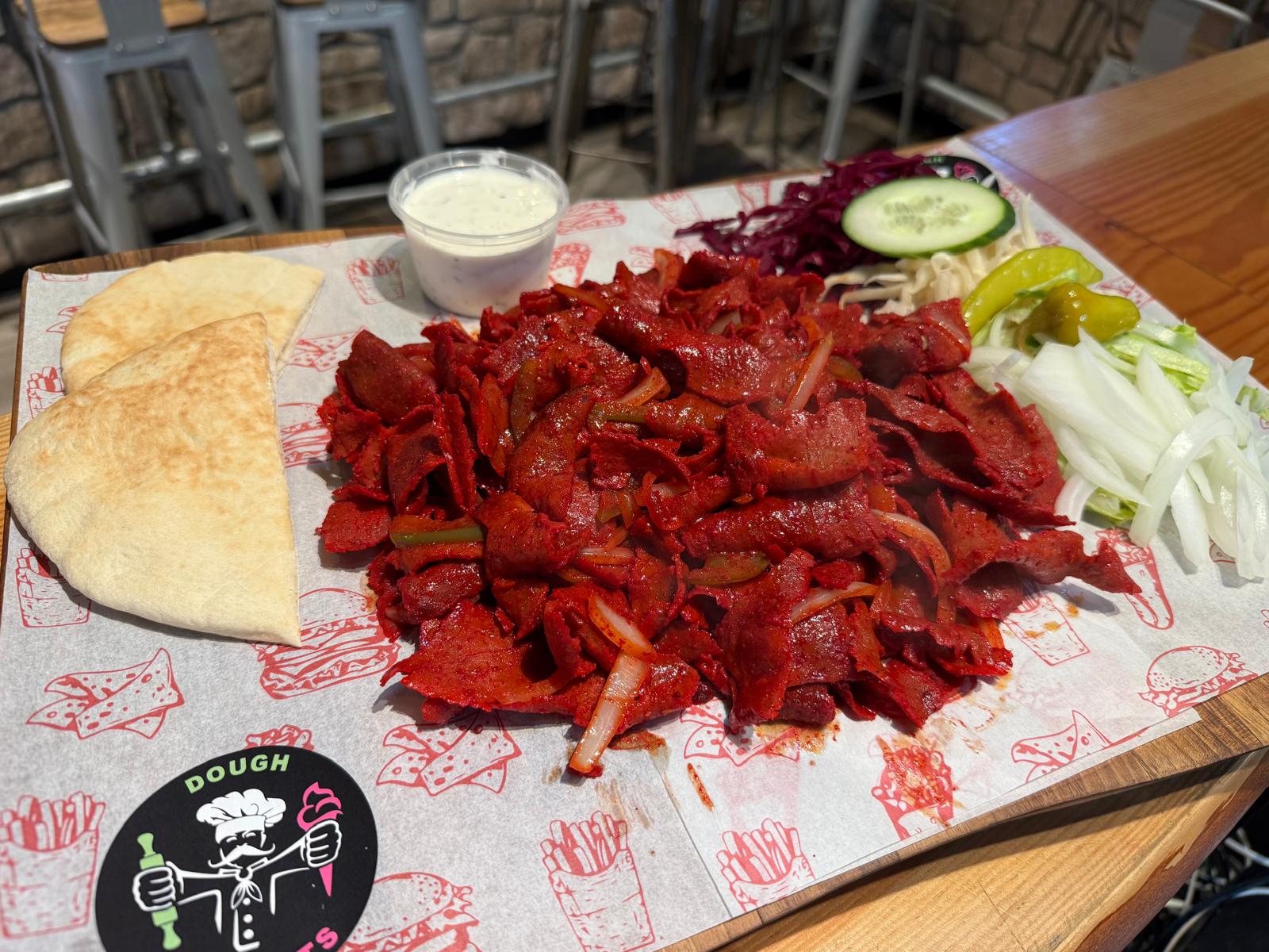 Donner kebab platter